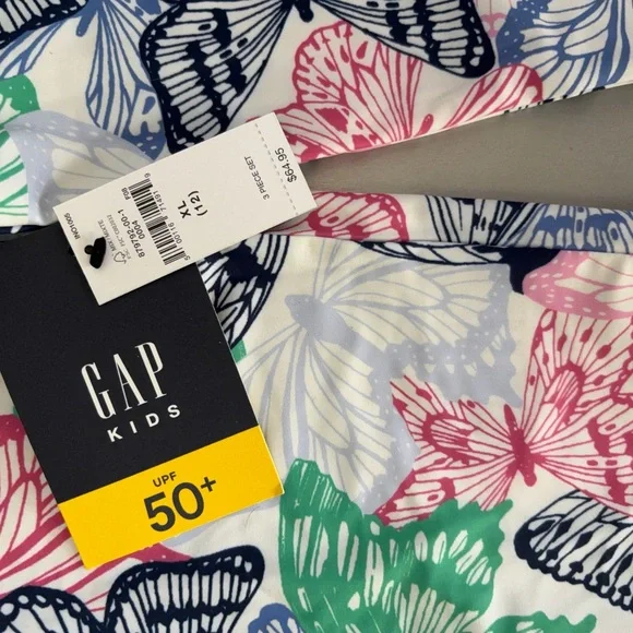 GAP KIDS  NWT butterfly print top & bottom UPF 50 
Protective swimwear  12 - Picture 6 of 9